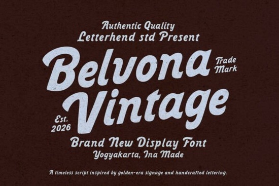 Belvona Vintage Font